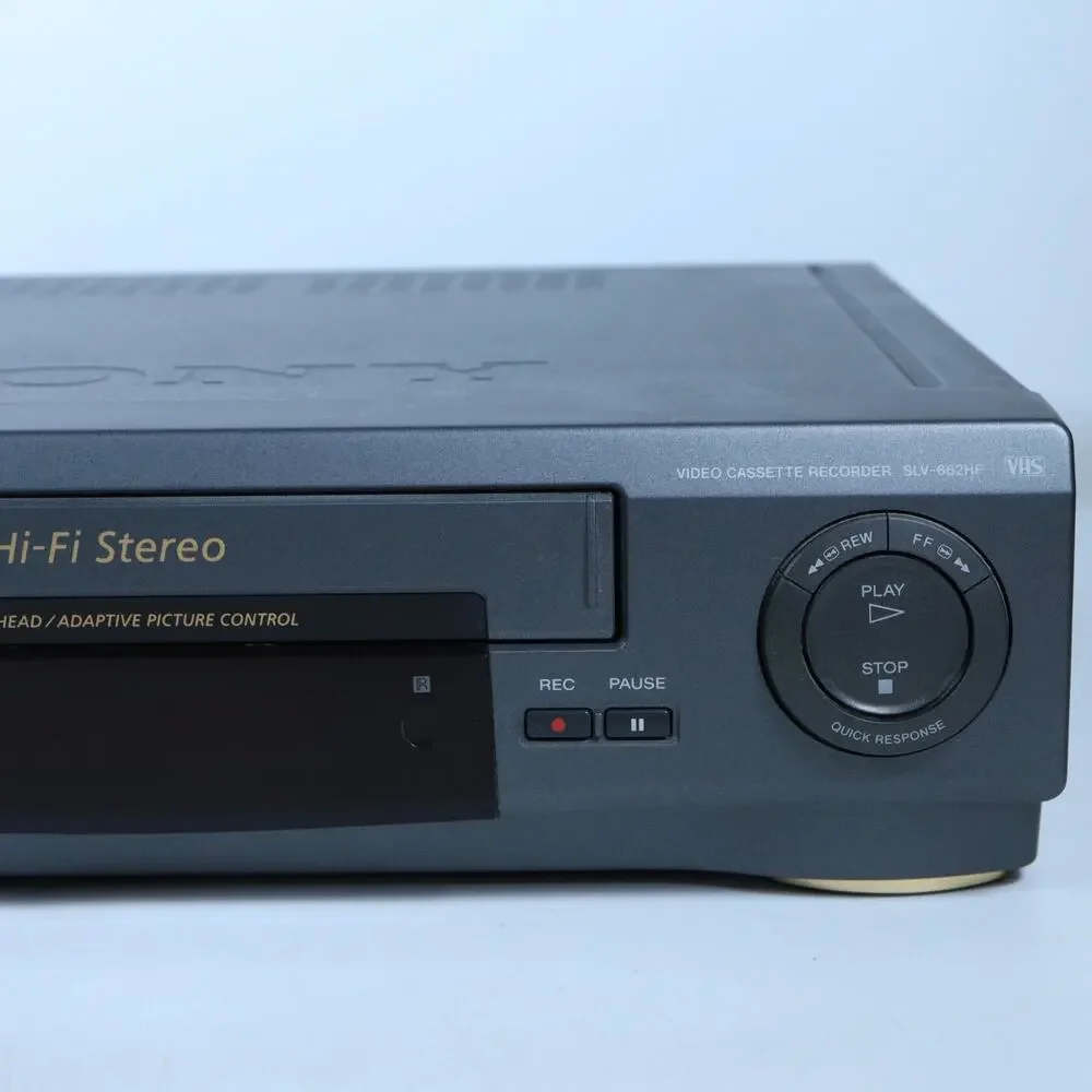 Sony SLV-662HF 4-Head Hi-Fi Stereo VCR VHS Player Video Recorder No Remote